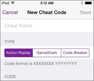 create new code in GBA Emulator