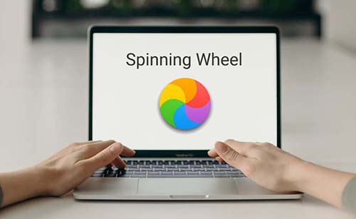 imac spinning wheel at startup