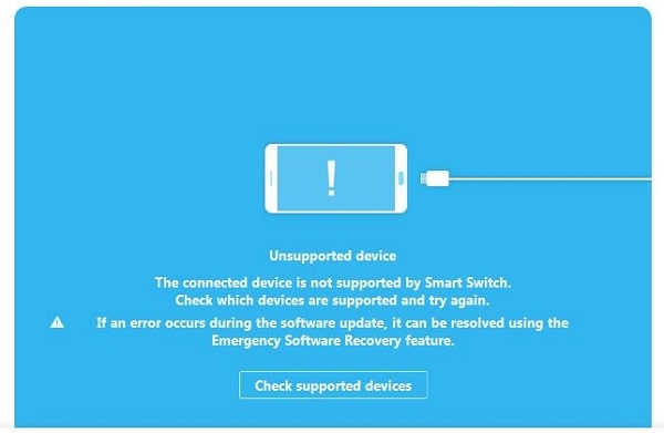 Smart Switch unsupported device