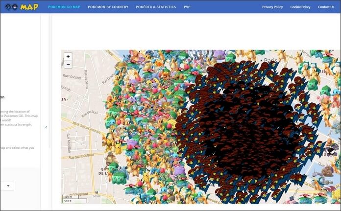 use ingress map for pokemon go