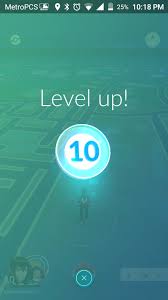 pokemon go level 10