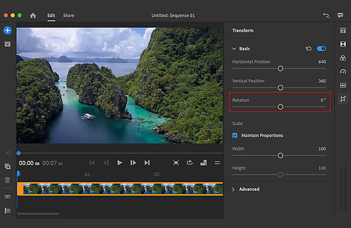 adobe premiere pro cc rotate video 90 degrees