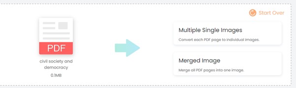 choose merge pdf to jpg