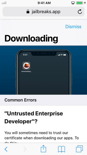 downloading error