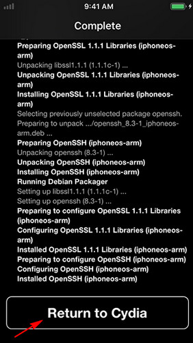 OpenSSH Installed