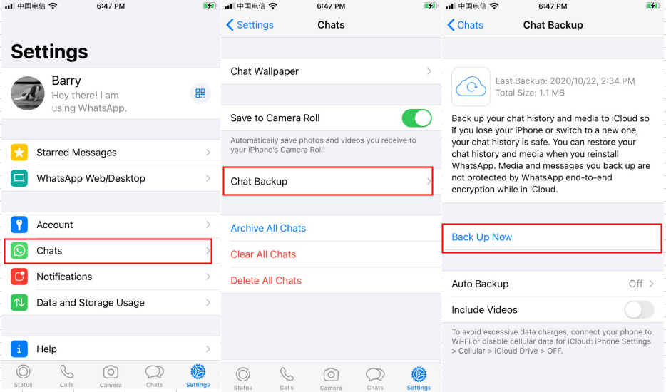 recovering deleted whatsapp messages iphone