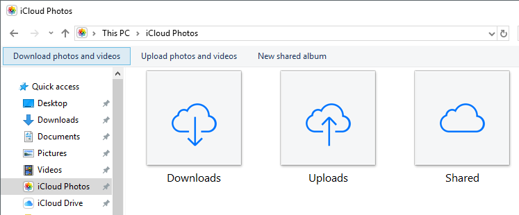 Download Photos from icloud Photos Library to PC
