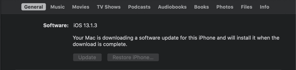 Your mac is currently downloading software for iphone 8 plus