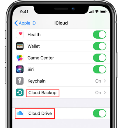 icloud drive backup