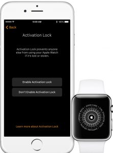 activation locked apple watch