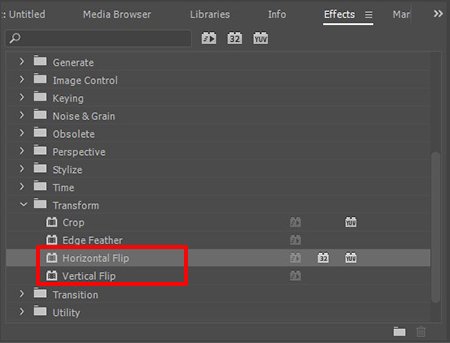 premiere pro 3d cube flip vertical