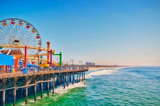 santa monica pier pokemon go coords