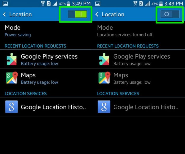 location android