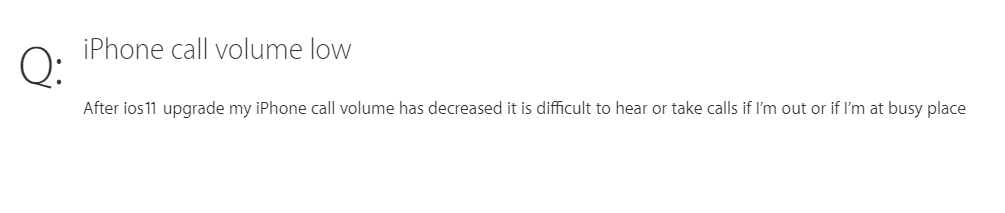 iPhone Call Volume Low Apple Community