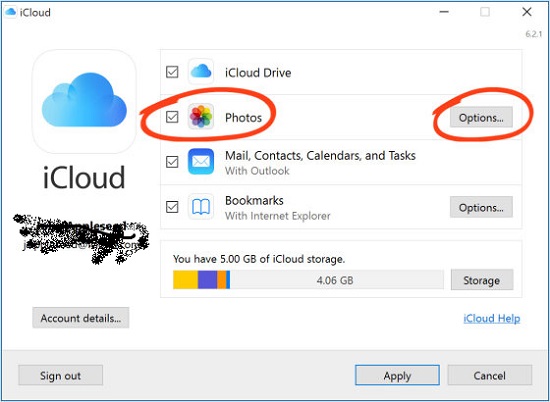 download photos from icloud to pc windows 10