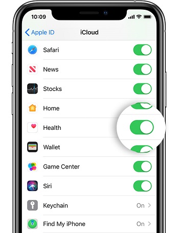 turn off icloud app