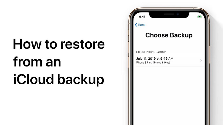 iphone backup from icloud