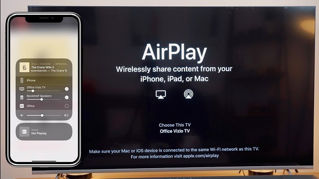 airplay on vizio tv