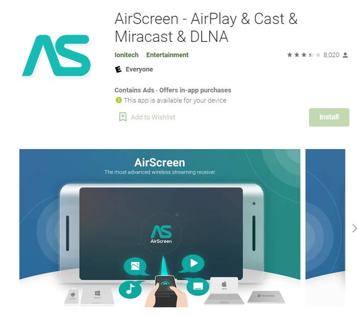 AirScreen - AirPlay & Cast & Miracast & DLNA