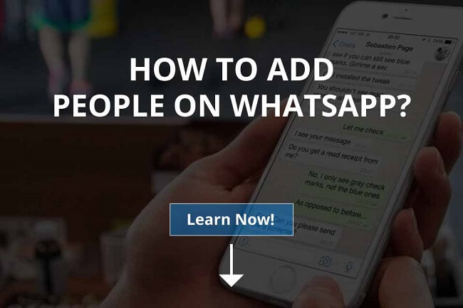 how to add people on whatsapp