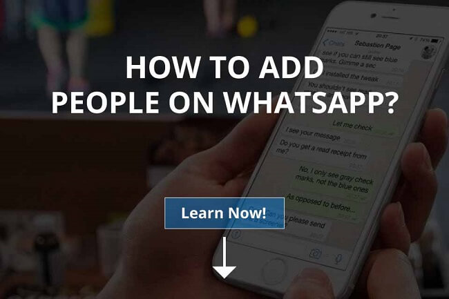 how to add someone on your whatsapp