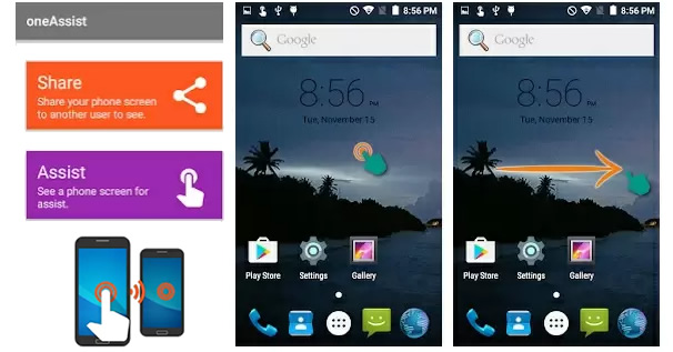mirror from android to android with screenshare