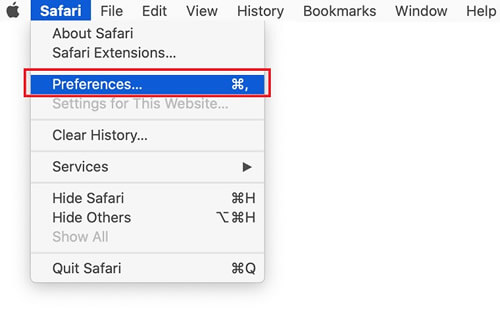 open safari extensions