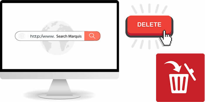 remove search marquis on mac