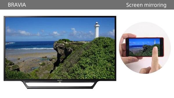 screen mirroring to sony tv