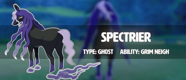 Spectrier Pokemon