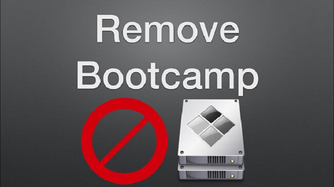 uninstall bootcamp on mac