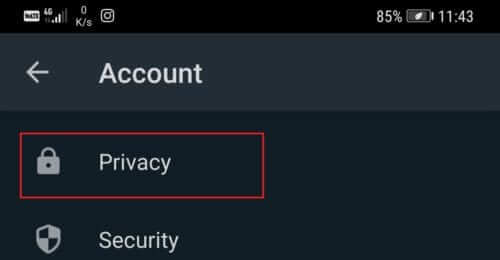 privacy options whatsapp