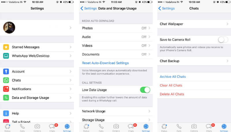 stop whatsapp photo auto download on iphone