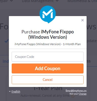 Copy and paste the coupon code with Paddle