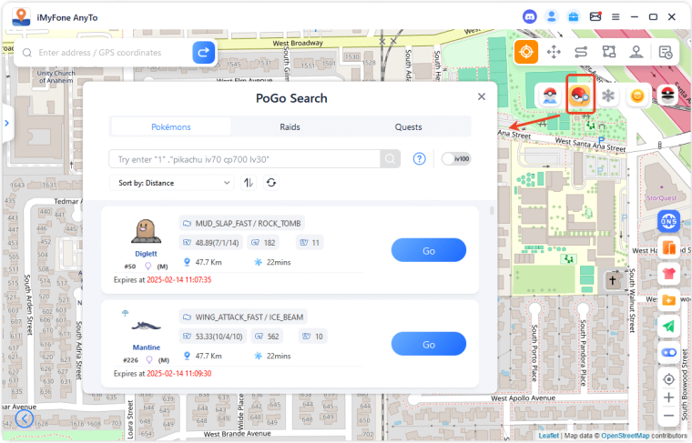 nyc pokemon map search anyto