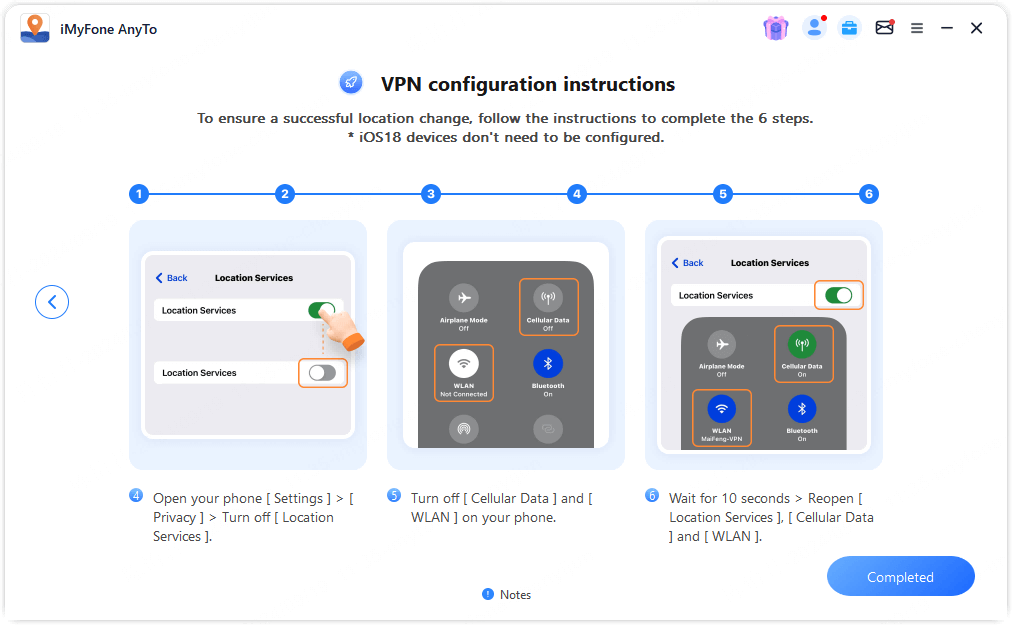 anyto vpn configuration instryctions