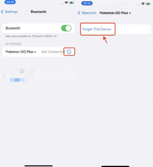 forget this device android