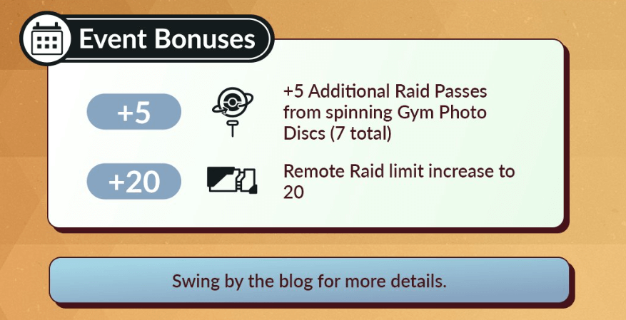 get free remote raid pass by spinning gyms