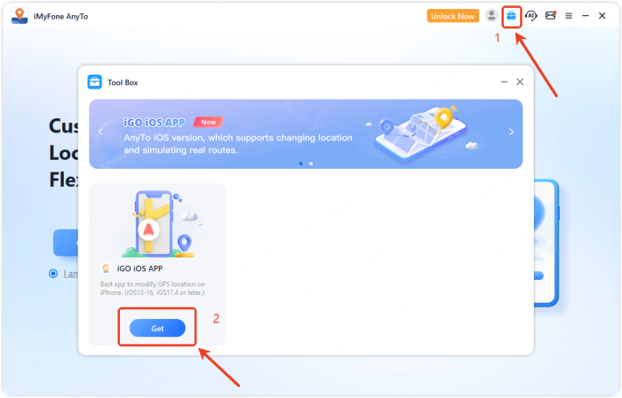 get iGo in AnyTo desktop version