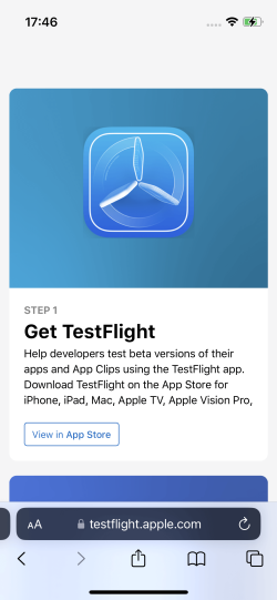 download testflight in app store