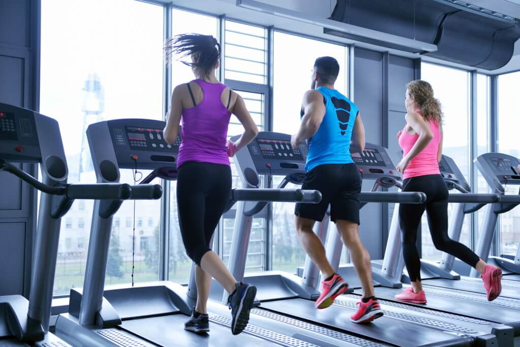 use a treadmill to walk