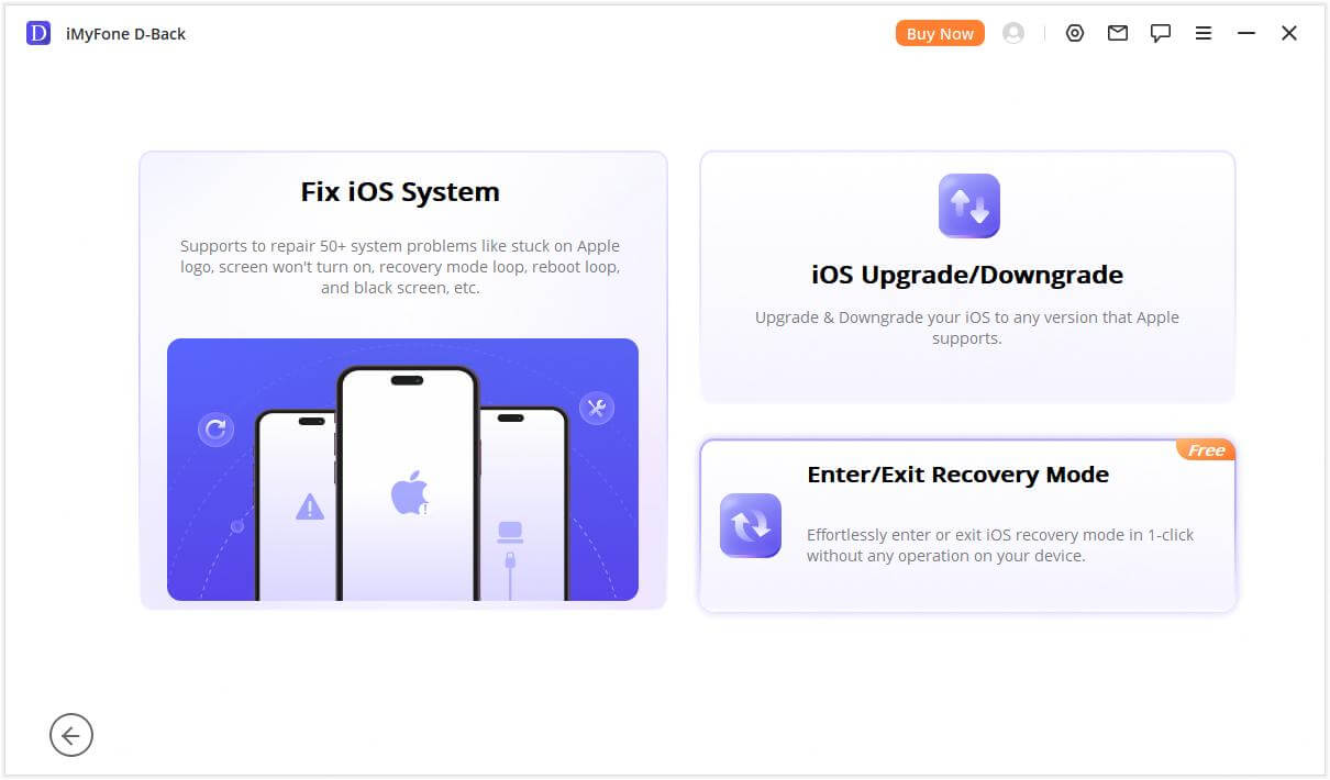 enter exit recovery mode