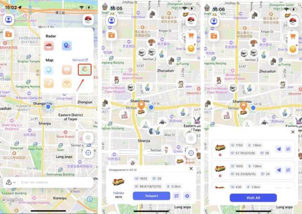 nyc pokemon map anyto app search