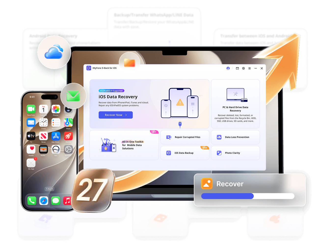 iMyFone D-Back data recovery software for iOS 27