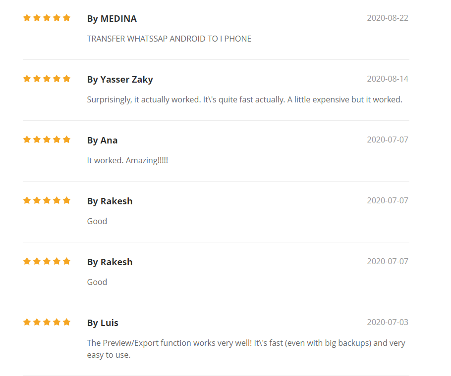 reviews