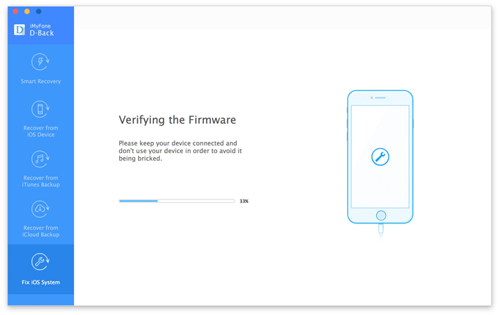  repairing the iOS system