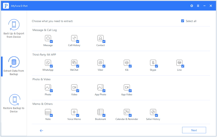 choose data type