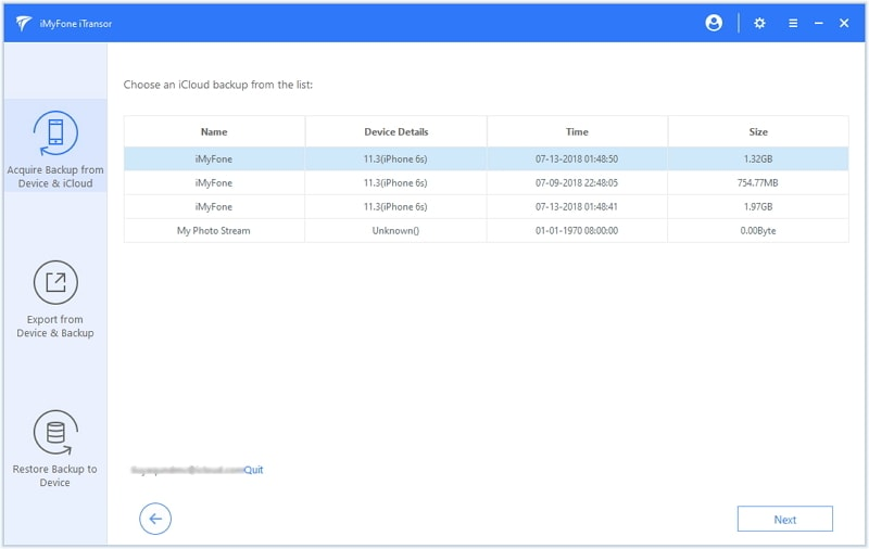 view icloud backup on pc 2