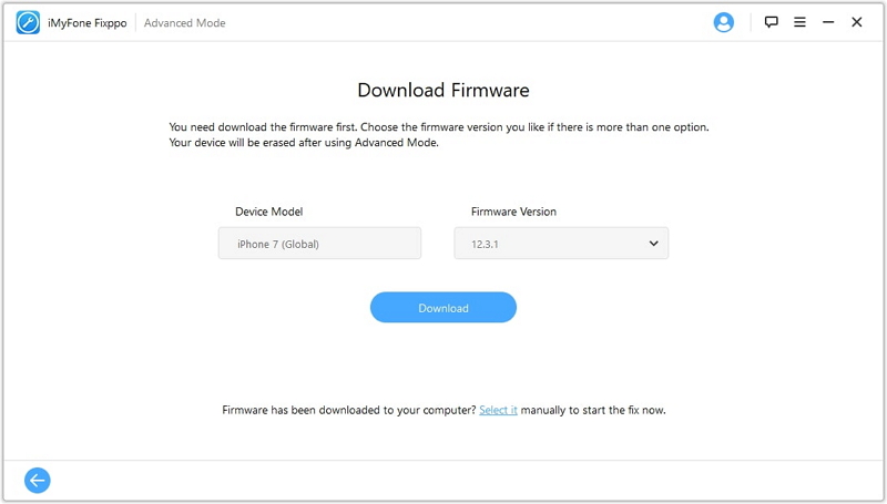  como baixar o firmware 