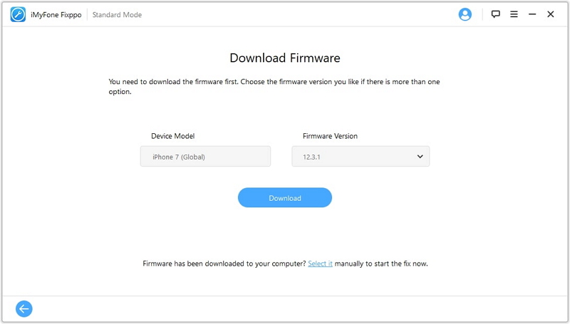 Download the Firmware 